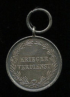 Germany:Prussia:Medal Krieger Verdienst, Merit Medal, Silver, 1872 - Germania