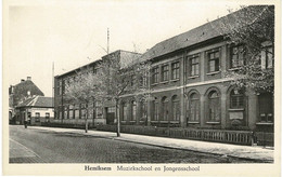 Hemixem Hemiksem Antwerpen De Muziekschool En Jongensschool (In Zeer Goede Staat) - Hemiksem