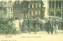 BRUXELLES. Le Marché Aux Fleurs Sur La Grand'Place - Mercati