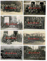 Lot Van 8 Acht Unieke Fotokaarten Hemiksem Depot Saint Bernard Soldaten Belgisch Leger Military Photo Army CPA - Hemiksem