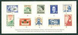 Histoire Du Canada En Timbres-poste / Canadian History In Postage Stamps (7552-B) - Cartas & Documentos