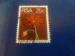 Rsa - Gerpera Jamesonif - Ernst Jong - 25 C. - Multicolore - Oblitéré - Année 1973 - - Used Stamps