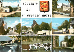 - Cpsm -ref-AA874- Eure - Saint Georges Motel - St Georges Motel - Souvenir De .. - Multi Vues - - Saint-Georges-Motel