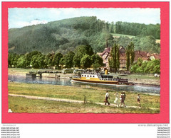 CP (Réf : A882) BODENWERDER/ WESER AM DAMPFER-ANLEGER (ALLEMAGNE)   (animée) - Bodenwerder