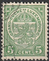 Mi. 87 O - 1907-24 Coat Of Arms