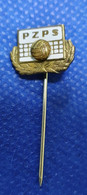 Official Enamel Badge Pin Poland Polska Volleyball Federation Association - Pallavolo