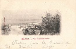 MELREUX - Le Pont Du Chemin De Fer - Carte Circulé En 1901 - Hotton