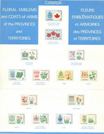 Armoiries / Coats Of Arm. Histoire Du Canada En Timbres-poste / Canadian History In Postage Stamps (7553-A) - Brieven En Documenten