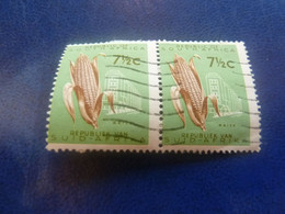 Republiek Van Suid-Africa - Maize - 7 1/2 C. - Multicolore - Double Oblitérés - Année 1980 - - Usados