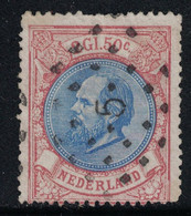 PAYS-BAS - N°29 - 2G50 ROSE ET OUTREMER- CACHET LOSANGE 5 - COTE OBLITERE 135€. - Usati