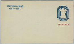 74840 - INDIA -  POSTAL HISTORY -  STATIONERY COVER Overprinted SPECIMEN - 1954 - Sobres