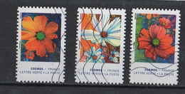 France 2020 YT/  1853-1855-1859 Les Couleurs  Du Cosmos - Used Stamps