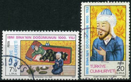 Türkiye 1980 Mi 2538-2539 O, Birth Milennium Of Ibni Sina - Usados