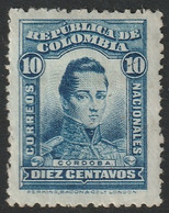 Colombia 1923 Sc 374 Colombie MH* Surface Damage - Kolumbien