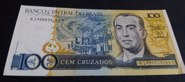 BRAZIL , 100 CRUZADOS ,UNC , N/D (1986 - 1988) - Brésil