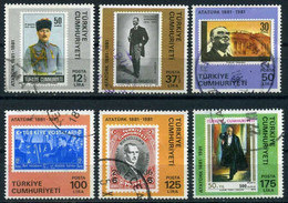 Türkiye 1981 Mi 2557-2562 O, [Block Edition / Block Ausgabe] Birth Centenary Of ATATÜRK - Usados