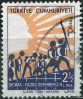 Türkiye 1981 Mi 2588 O, School Children, Silhouette Of Atatürk - Usados