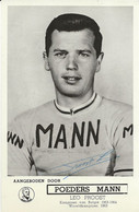 CARTE CYCLISME LEO PROOST TEAM MANN 1964 - Ciclismo