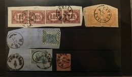 Regno 1863/1875 Lotto Annulli Austria Diversi Qualità - Marcofilie