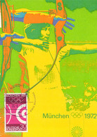 Germany Postcard 1972 München Olympic Games - Used München Bogenschiessen (TS1-22) - Summer 1972: Munich