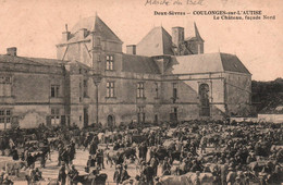 Coulonges Sur L'Autise : Le Château, Façade Sud, Le Marché - Coulonges-sur-l'Autize