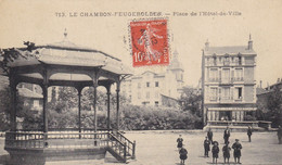 LE CHAMBON-FEUGEROLLES - Place De L'Hôtel De Ville - Kiosque - Le Chambon Feugerolles