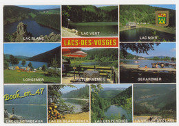 {88773} Lacs Des Vosges , Multivues ; Longemer , Gerardmer , Retournemer , Lacs : Blanc Vert Noir Corbeaux Perches - Lorraine