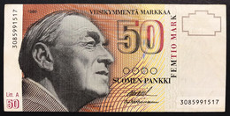 Finlandia Finland 50 Marchi Markkaa 1986 BB+ Pick 114 Lotto.2557 - Finnland