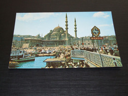 42621-                 TURKEY, ISTANBUL, GALATA BRIDGE AND NEW MOSQUE - Islam