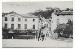 CPA 01 Trévoux Rue Du Port - Trévoux