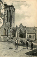 Plonévez Du Faou * St Herbot * La Place De L'église * Villageois - Plonevez-du-Faou