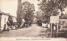 16 Reignac  Carrefour De La Route Nationale - Autres & Non Classés