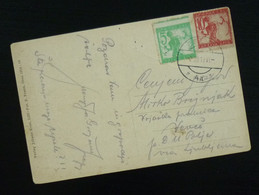 Slovenia 2. VIII 1919. - Folded - Postcard Cilli - Sent From Celje Via Ljubljana To..? US 1 - Storia Postale