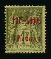 PORT LAGOS - BUREAU FRANCAIS - YT 6 - TIMBRE NEUF SANS GOMME - Unused Stamps
