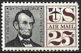 United States 1960 - Mi 778x - YT Pa 60 ( Abraham Lincoln ) MNG - 2b. 1941-1960 Nuovi