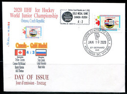 AP2121 Canada 2020 Beats Russian Ice Hockey Team FDC MNH - Nuevos