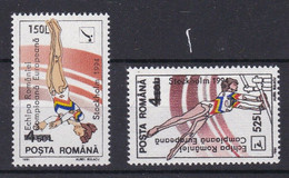 Romania 1994 5024-25 Vittoria Romena Campionati Europei Di Ginnastica - Ongebruikt