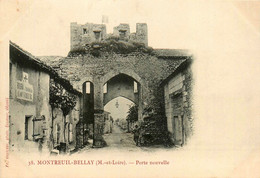 Montreuil Bellay * Rue Ruelle Et Porte Nouvelle - Montreuil Bellay