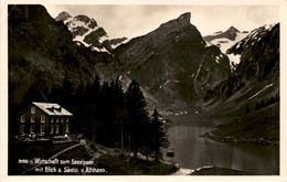 Wirtschaft Zum Seealpsee Mit Blick Z. Säntis U. Altmann (3185) * 7. 6. 1937 - Altri & Non Classificati