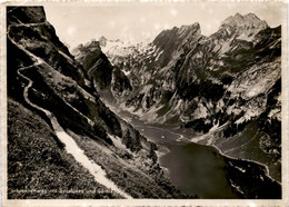 Schrennenweg Mit Seealpsee Und Säntis (1032) * 4. 7. 1945 - Altri & Non Classificati