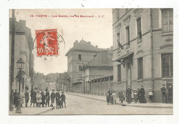 JC, Cp , 93 , PANTIN , Les écoles,rue De MONTREUIL ,voyagée 1909 - Pantin