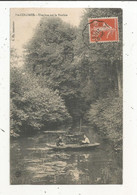 JC, Cp , 77 , SAINTE COLOMBE ,une Vue Sur La VOULZIE ,barque ,voyagée 1911 - Autres & Non Classés