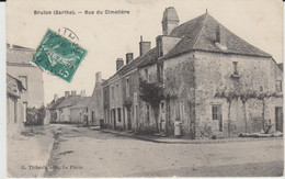 BRULON (72) - Rue Du Cimetière - état Correct - Brulon