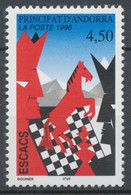 Andorre FR N°477 4f.50 Les échecs NEUF** ZA477 - Neufs