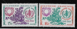 Polynésie N°60/61 - Neuf ** Sans Charnière - TB - Unused Stamps