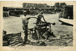 Angers * Les Ardoisières * Le Fendeur Sur Butte * Rondissage Des Ardoises Anglaises * Mine Fosse Carrières Ardoise - Angers