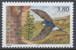 Andorre FR N°488 3f.80 Hirondelle N** ZA488 - Unused Stamps