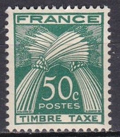 FR6117- FRANCE – POSTAGE DUE – 1946-55 – WHEAT SHEAVES TYPE – SG # D987 MH 44 € - 1859-1959 Mint/hinged