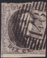 Belgie   .  OBP   .   6A   .   P148     .      O .    Gebruikt  . / .   Oblitéré - 1851-1857 Medaillen (6/8)