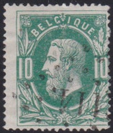 Belgie   .  OBP   .   30   .   LP114     .     O .    Gebruikt  . / .   Oblitéré - 1869-1883 Leopold II